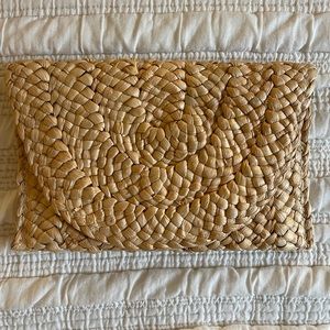 Lulus Woven Straw Clutch